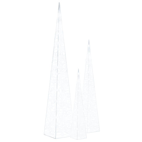 Vidaxl Lumière: LED décorative 60 90 120 cm acrylique froid blanc