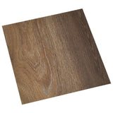 Vidaxl Floorboards 20 St auto-adhésif 1,86 m² en PVC marron