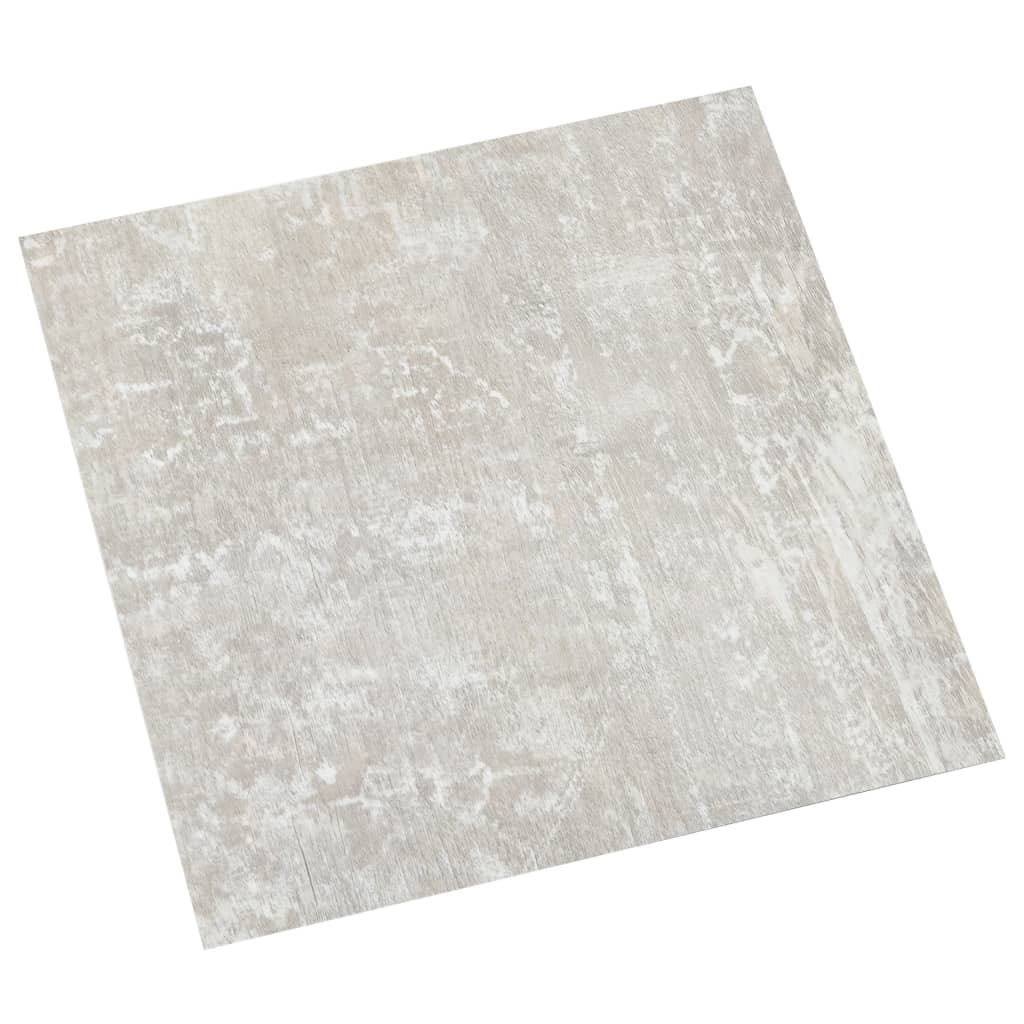 Tablas de piso Vidaxl 20 st autoadhesivo 1.86 m² PVC gris claro