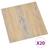 Vidaxl Floor Boards 20 ST Selfeza 1,86 m² PVC Brown