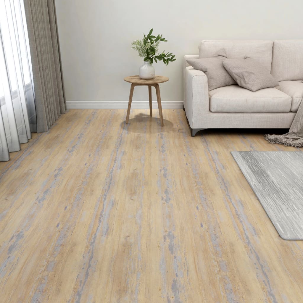 Vidaxl Floorboards 20 ST Self -fast 1,86 m² PVC Brown