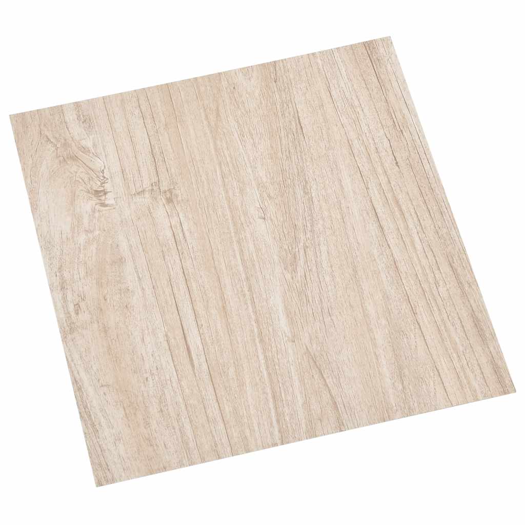 Vidaxl Floorboards 20 ST Self -fast 1,86 m² PVC lysebrun