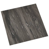 Tablas de piso Vidaxl 20 st autoadhesivo 1.86 m² PVC Gray Dark