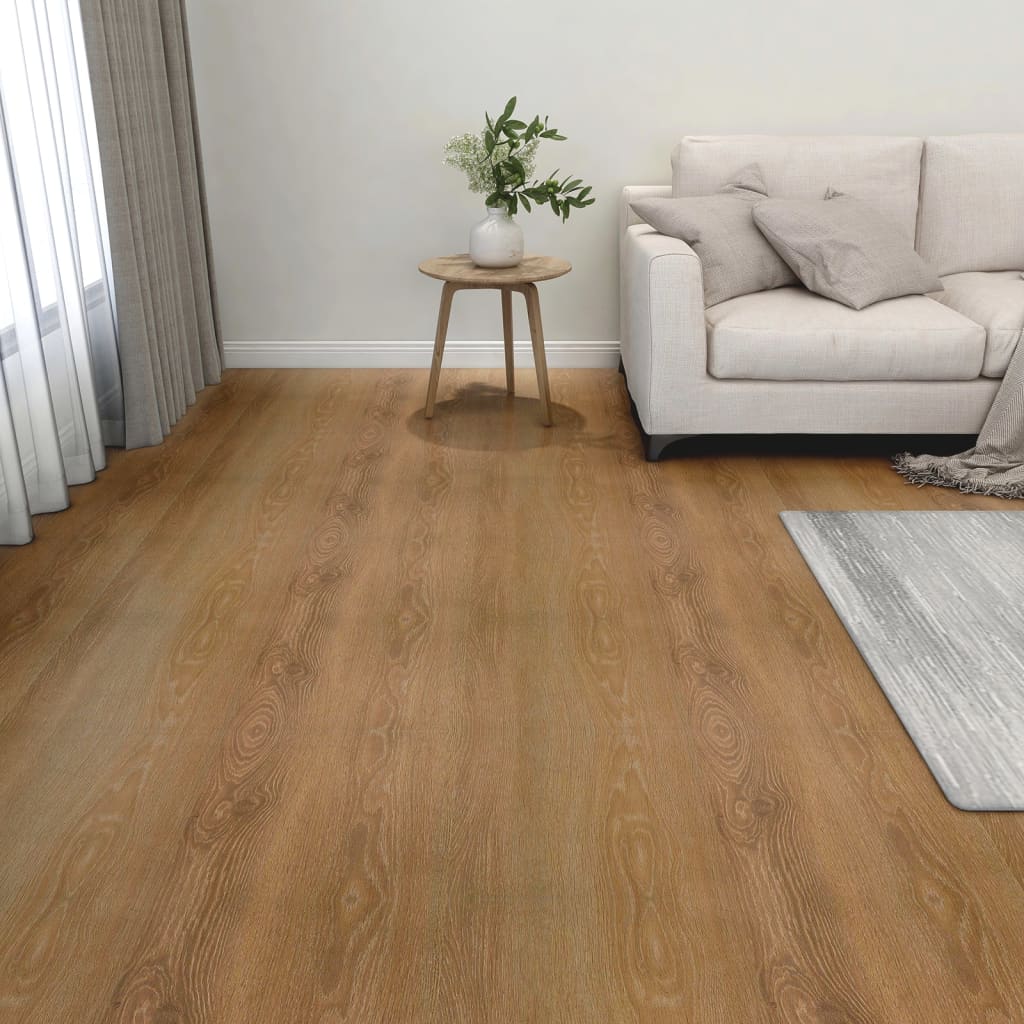 Vidaxl planches de sol 20 pcs autocollantes 1,86 m² PVC marron