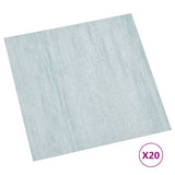 Vidaxl Floorboards 20 ST auto-adhésif 1,86 m² en PVC vert