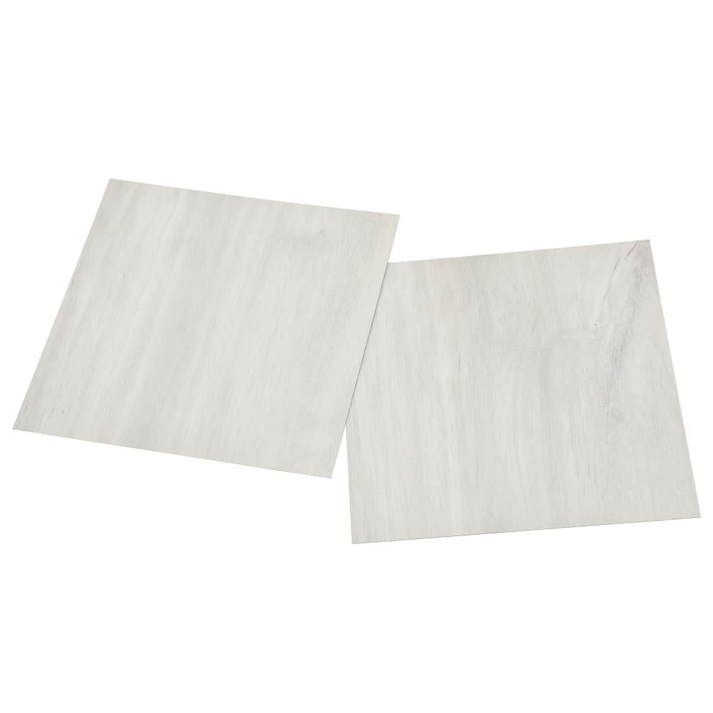 Tablas de piso Vidaxl 20 st autoadhesivo 1.86 m² crema PVC -Coled