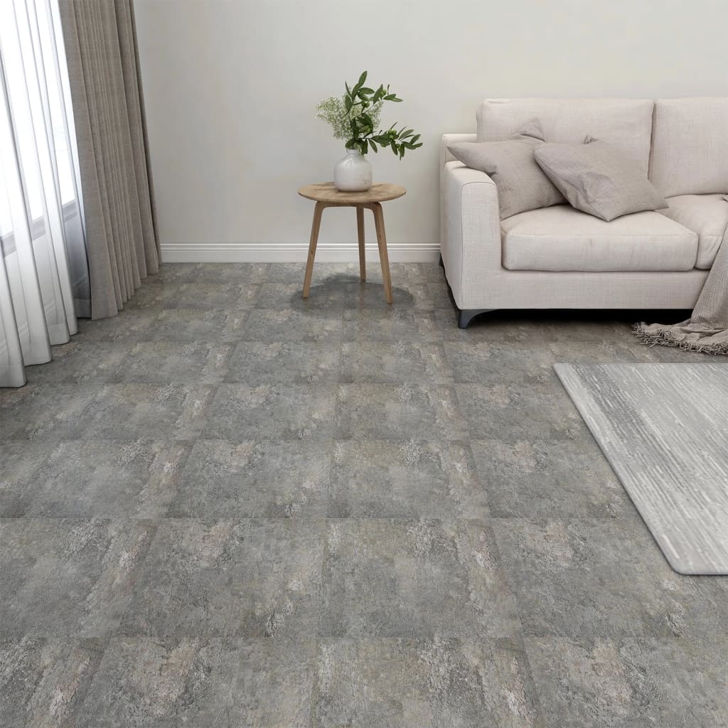 Vidaxl Floor Boards 20 ST Selfeza 1,86 m² PVC Gray