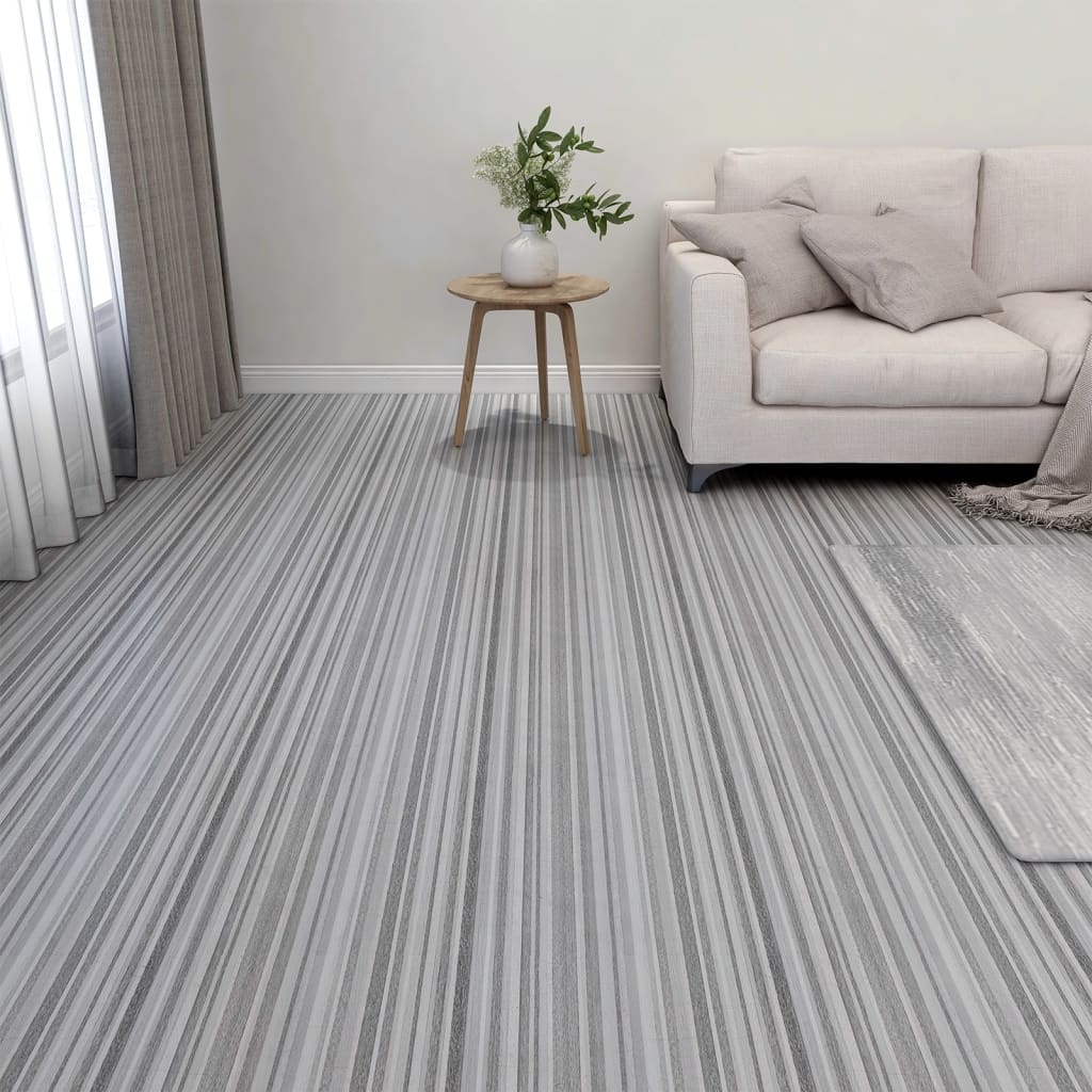 VidaXL floorboards 20 st self -adhesive 1.86 m² PVC light gray