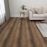 Vidaxl floorboards 20 st self -adhesive 1.86 m² PVC Brown