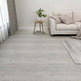 Vidaxl Floor Abeards 20 St Autoadesivo 1,86 m² PVC Grigio chiaro