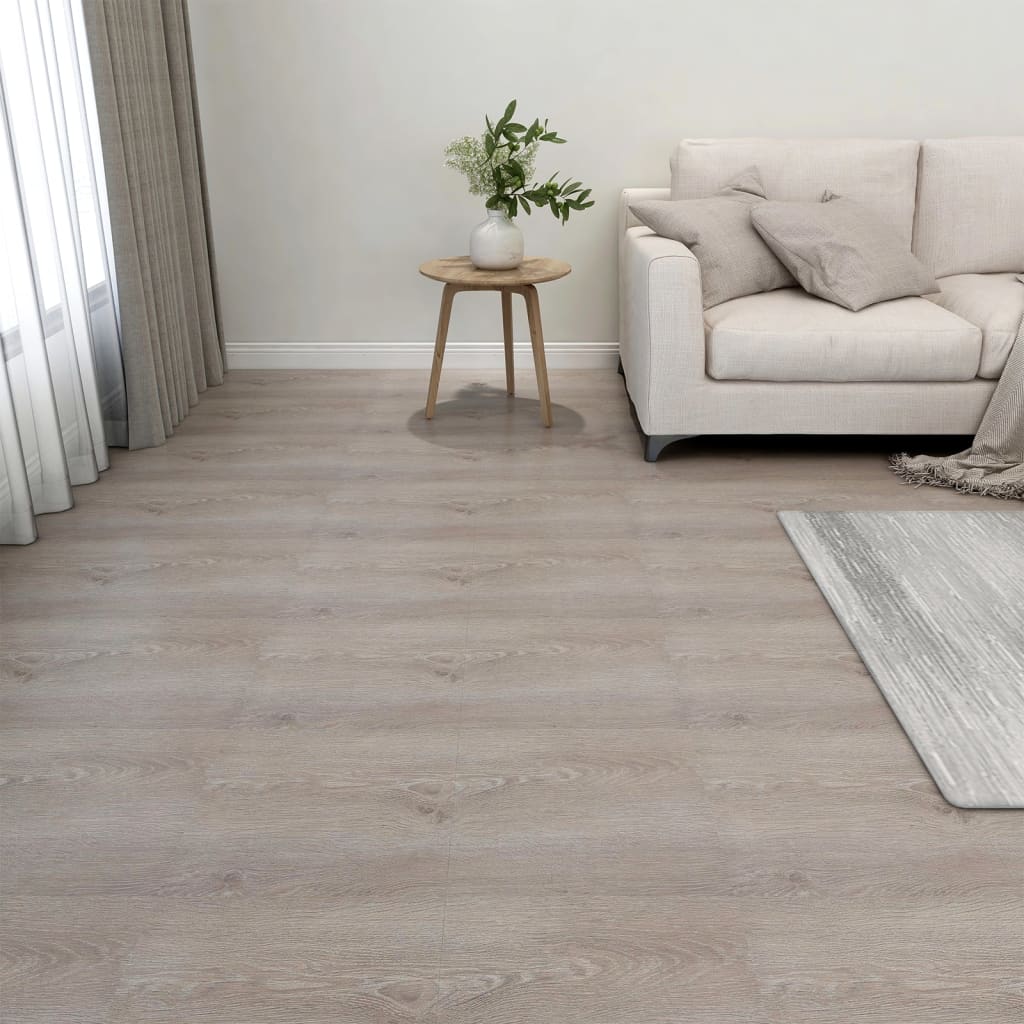 VidaXL floorboards 20 st self -adhesive 1.86 m² PVC Taupe