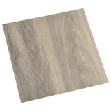 Vidaxl Floorboards 20 St auto-adhésif 1,86 m² PVC Taupe