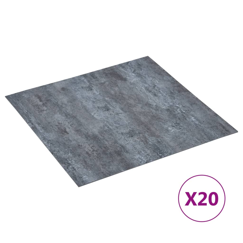 Vidaxl Floorboards 20 St Self -Adhesive 1,86 m² PVC šedý mramorový vzor