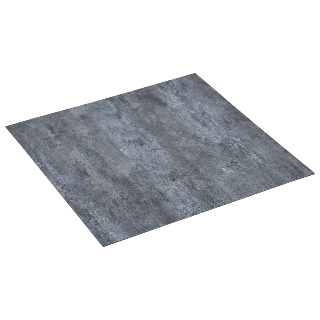 Tablas de piso Vidaxl 20 st autoadhesivo 1.86 m² patrón de mármol gris PVC