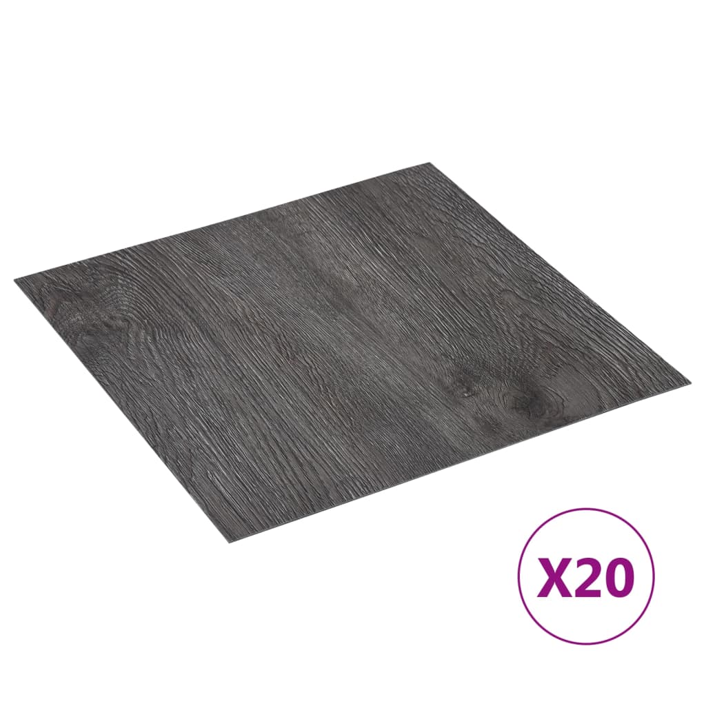 Vidaxl Dielen 20 St. Selbstadhäsiv 1,86 m² PVC Brown