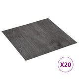 Vidaxl Dielen 20 St. Selbstadhäsiv 1,86 m² PVC Brown