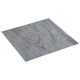 Planchers Vidaxl 20 ST auto-adhésif 1,86 m² en PVC gris clair