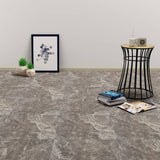 Planchers Vidaxl 20 ST auto-adhésif 1,86 m² PVC Black Marble Match
