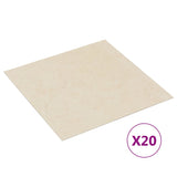 Vidaxl Floor Boards 20 S Self -adhezyjna 1,86 m² PVC Beige