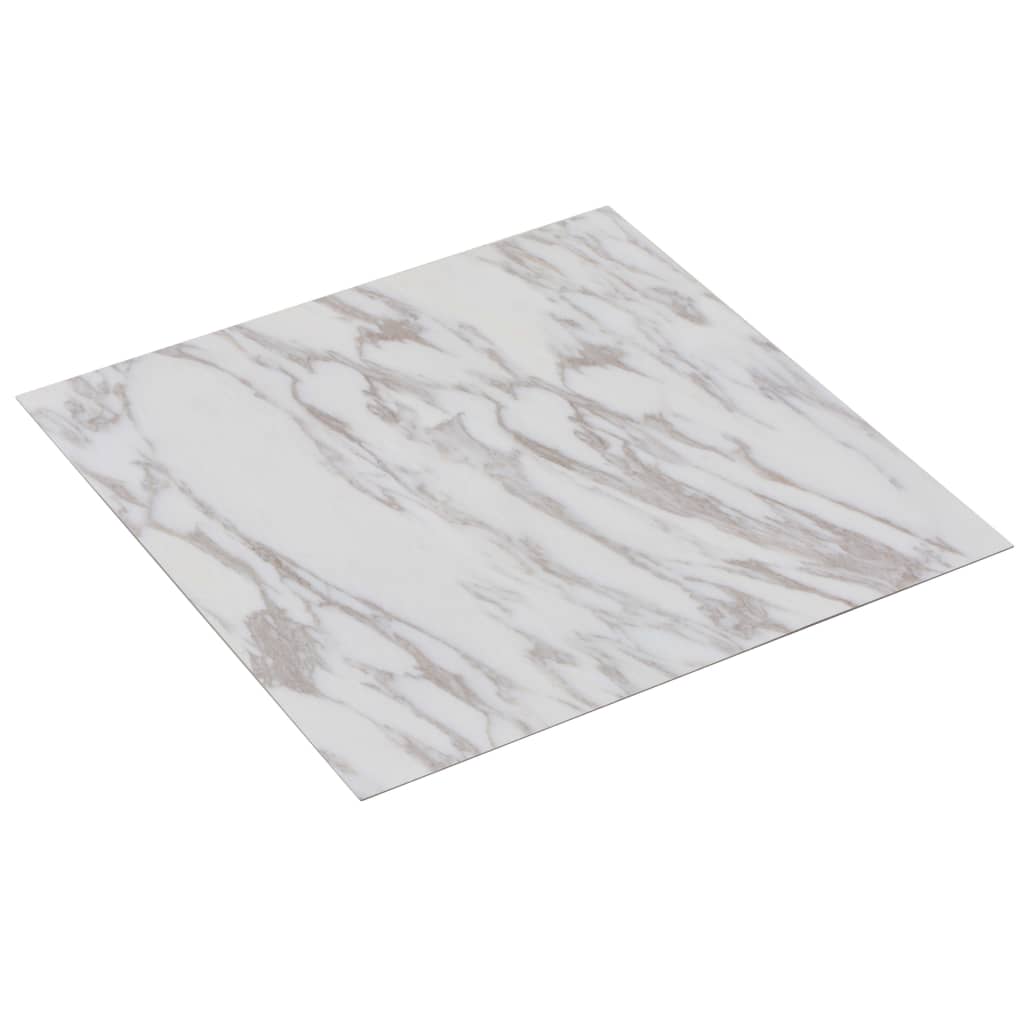 Vidaxx planches de sol 20 pcs autocollantes 1,86 m² PVC motif marbre blanc