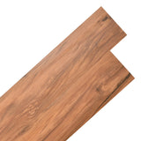 Vidaxl Floorboards auto-adhésif 5,21 m² 2 mm Elm naturel PVC