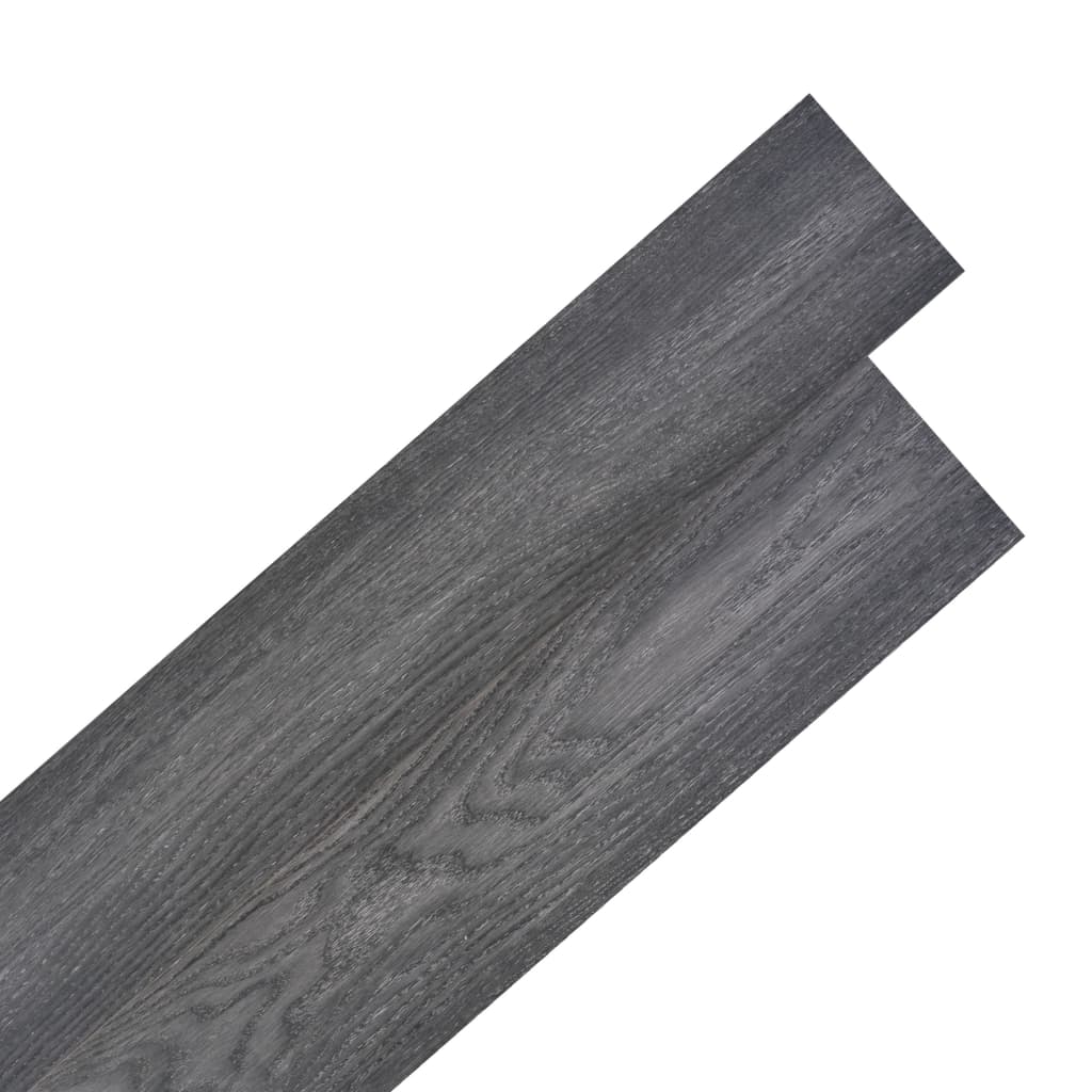 Vidaxl Floorboards Self -adhesive 5.21 m² 2 mm PVC Black and White