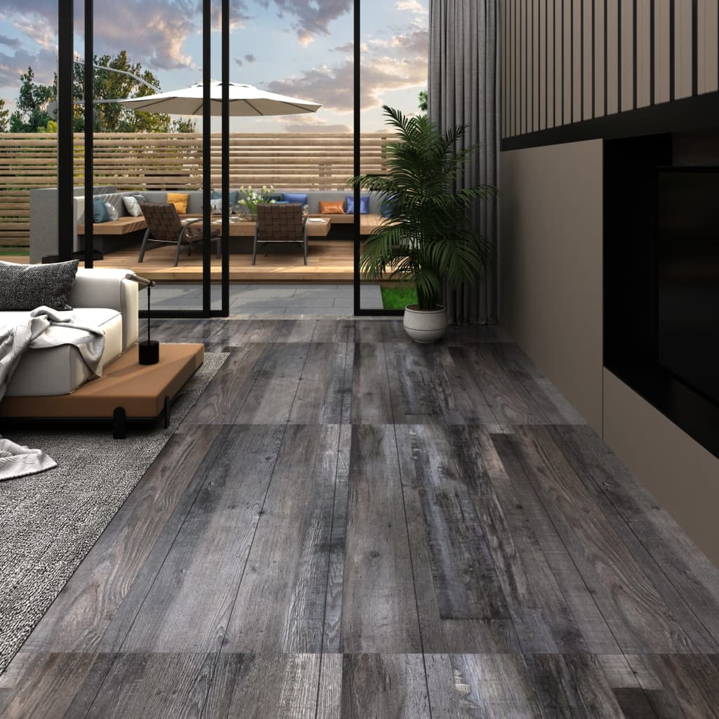 Vidaxl Floorboards Self -Adhesive 5,21 m² 2 mm PVC Průmyslové dřevo