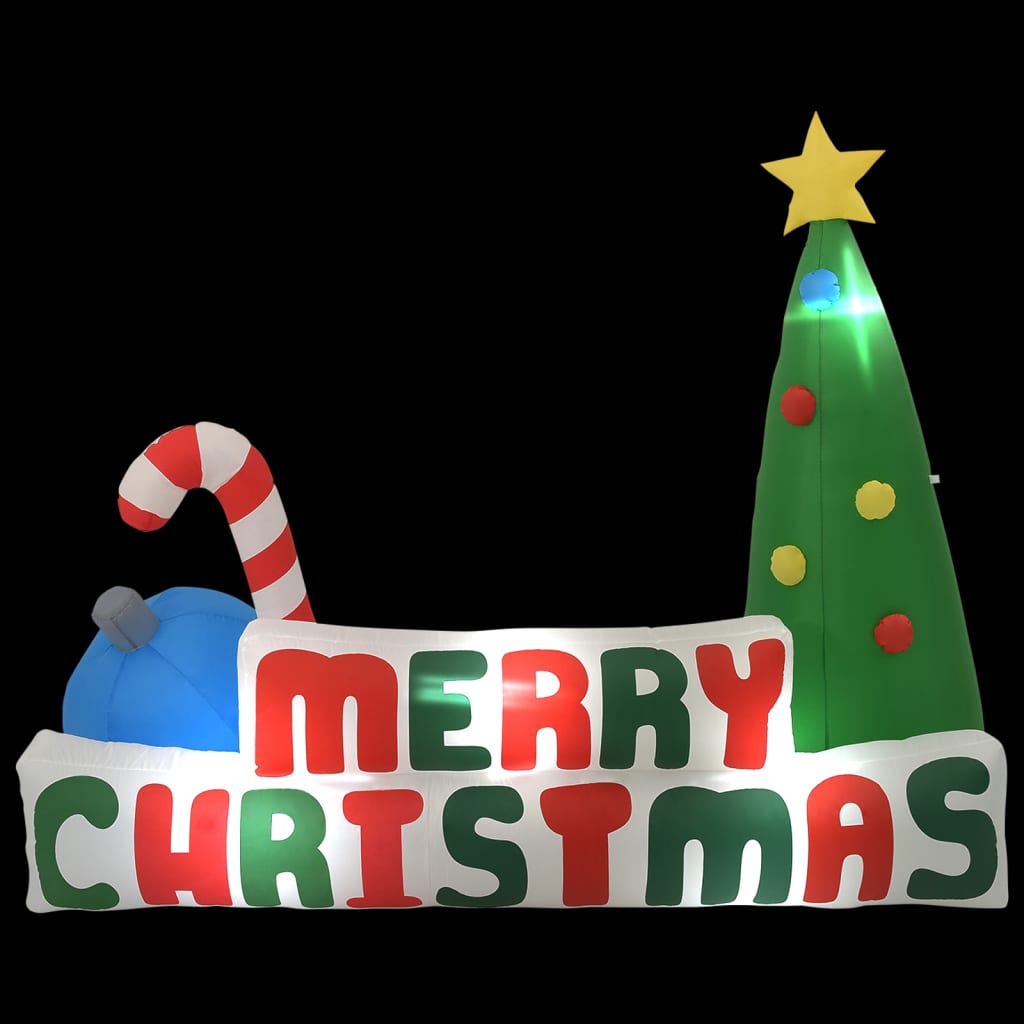Vidaxl Christmas Tree Joyeux Noël LED 240x188 cm