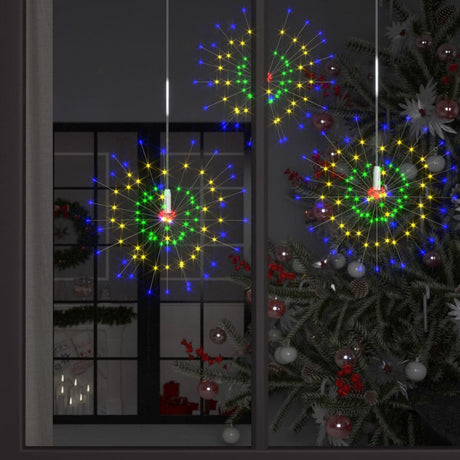 Vidaxl Christmas Lighting Fireworks 140 LED en dehors de 20 cm multi-colorants