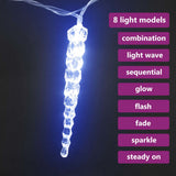 Vidaxl Christmas Lighting IjSpegel avec 40 LEDS Bleu acrylique