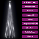 Vidaxl Kegelkerstboom 752 Cold -White LEDs 160x500 cm