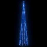 Vidaxl kegelkerstboom 752 LED bleues 160x500 cm