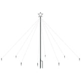 Vidaxl Christmas Tree Lighting Waterfall avec 400 LED à l'intérieur de 2,5 m