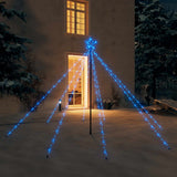 Vidaxl Christmas Tree Lighting 400 LEDS à l'intérieur de 2,5 m bleu
