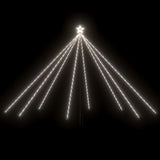 Vidaxl Christmas Tree Lighting 576 LEDS à l'intérieur de 3,6 m de blanc froid