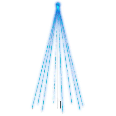 Vidaxl LED Trele de Noël à l'intérieur à l'extérieur de 576 LED 3,6 m bleu