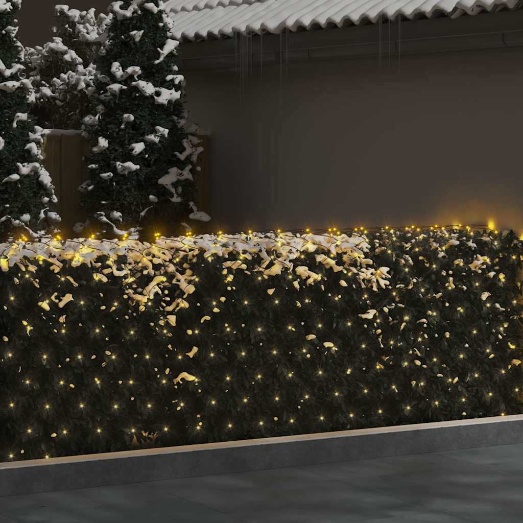 Vidaxl Christmas Network éclairage 204 LED à l'intérieur et à l'extérieur 3x2 m blanc chaud
