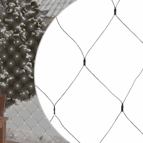 Vidaxl Christmas Network éclairage 204 LED à l'intérieur et à l'extérieur 3x2 m blanc froid blanc