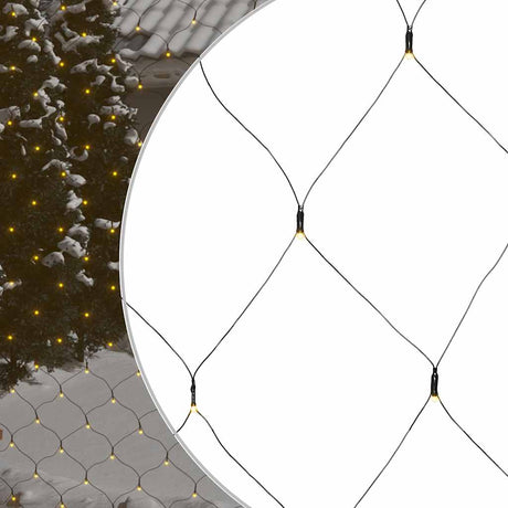 Vidaxl Christmas Network éclairage 306 LED à l'intérieur et à l'extérieur 3x3 m blanc chaud