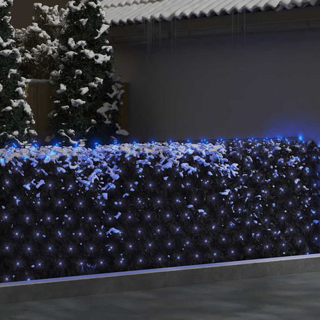 Vidaxl Christmas Network Lighting 306 LEDS à l'intérieur et à l'extérieur 3x3 m bleu