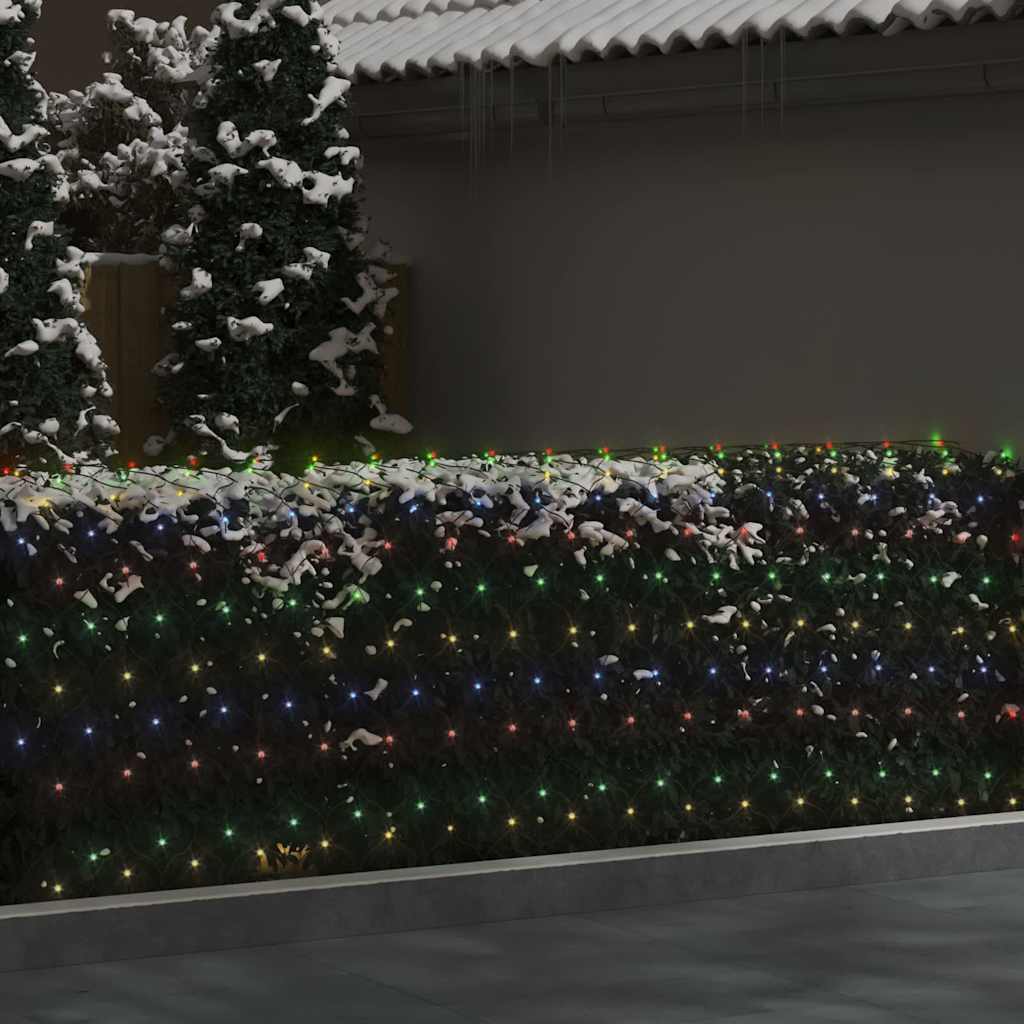 Éclairage du réseau de Noël Vidaxl 306 LED à l'intérieur de 3x3 m multi-colorants