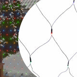 Éclairage du réseau de Noël Vidaxl 306 LED à l'intérieur de 3x3 m multi-colorants