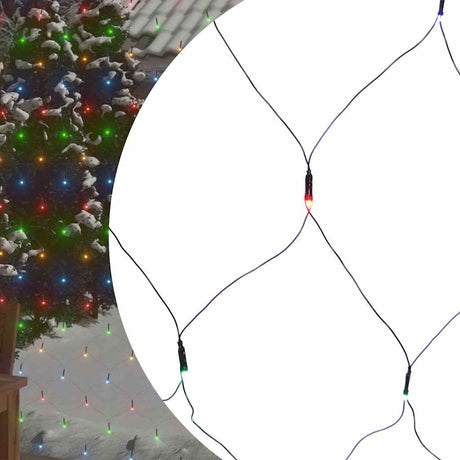 Vidaxl Christmas Network éclairage 544 LED à l'intérieur de 4x4 m multicolores