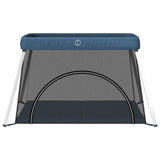 Vidaxl Baby Box avec matelas lin bleu marine