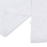 Vidaxl Jupe d'arbre de Noël 122 cm kunstvacht blanc