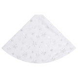 Vidaxl Christmas tree skirt luxury 90 cm artificial vehicle white