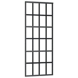 VidaXL sliding door 76x205 cm ESG glass and aluminum black