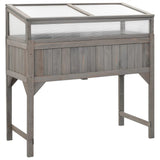 Vidaxl Planter élevé avec du bois solide 110x54x120 cm