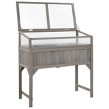 Vidaxl Planter élevé avec du bois solide 110x54x120 cm