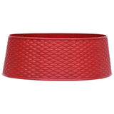 Vidaxl Jupe d'arbre de Noël Ø54x19,5 cm rouge